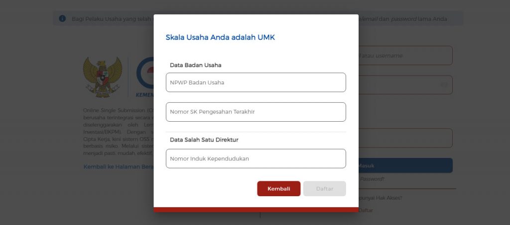 Begini Cara Mengurus Izin Usaha Secara Online Via Aplikasi OSS ...