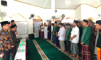 Warga Binaan Lapas Narkotika Bandar Lampung Antusias Ikuti Pelatihan Manasik Haji