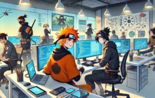 Kalau Karakter-Karakter Naruto Jadi Pekerja di Bidang Programming dan Desain