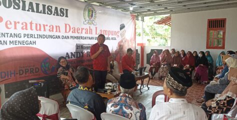 Sosialisasikan Perda UMKM Legislator Lampung Ini Dicurhati Emak Emak