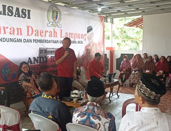 Sosialisasikan Perda UMKM Legislator Lampung Ini Dicurhati Emak Emak