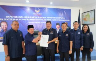 Makin Solid M Nasir Kembali Pimpin NasDem Pesawaran